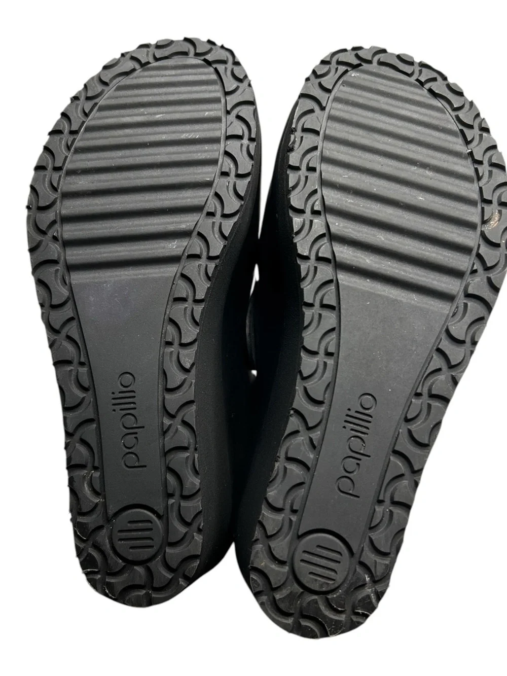 Birkenstock Fanny Ring Buckle Black Leather Platform Clogs EU 37 Medium / Narrow - Picture 8 of 12